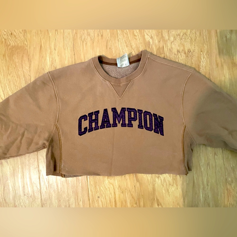 Champion Reverse Weave dyed cropped sweatshirt